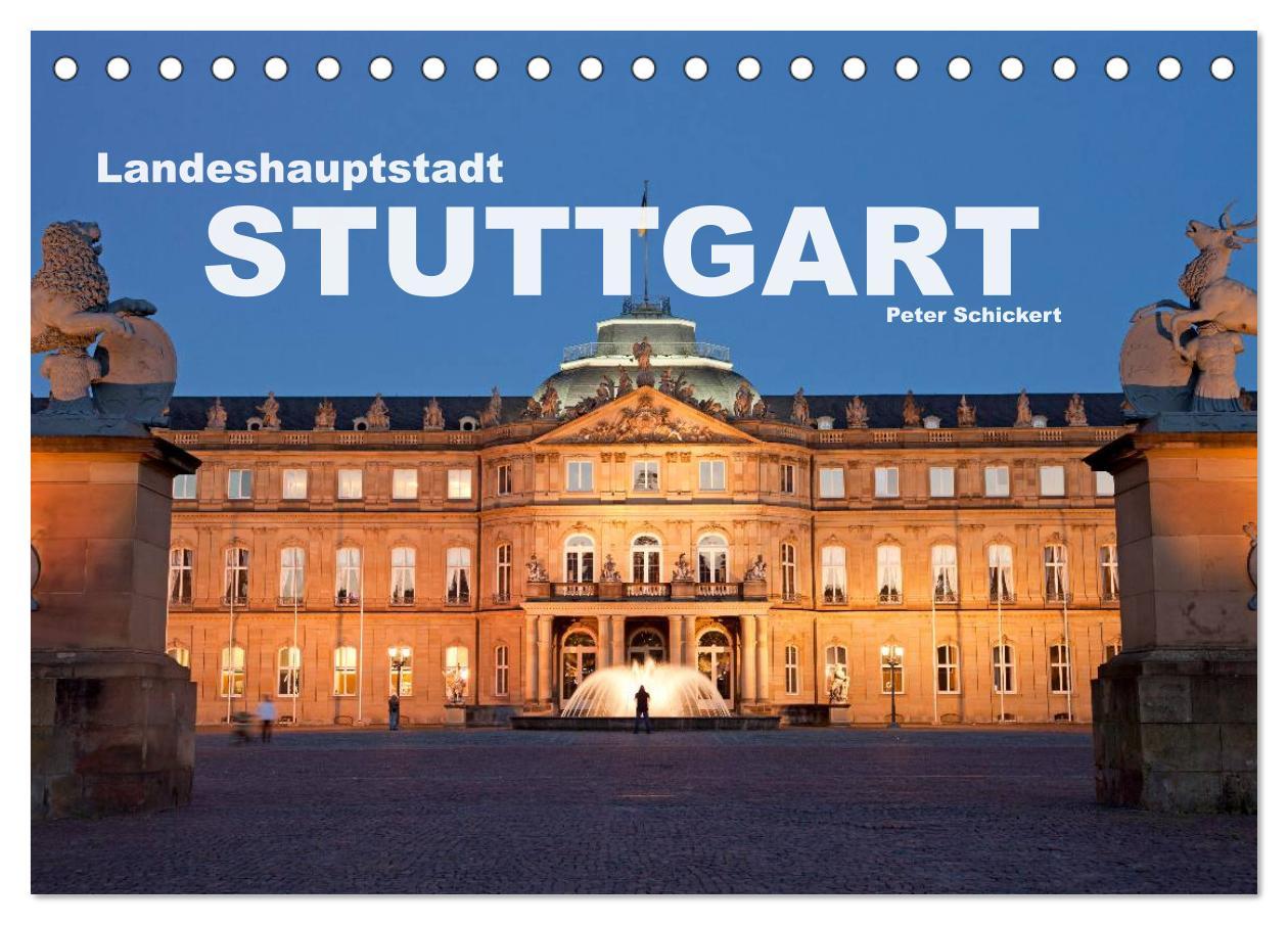 Cover: 9783435646043 | Landeshauptstadt Stuttgart (Tischkalender 2025 DIN A5 quer),...