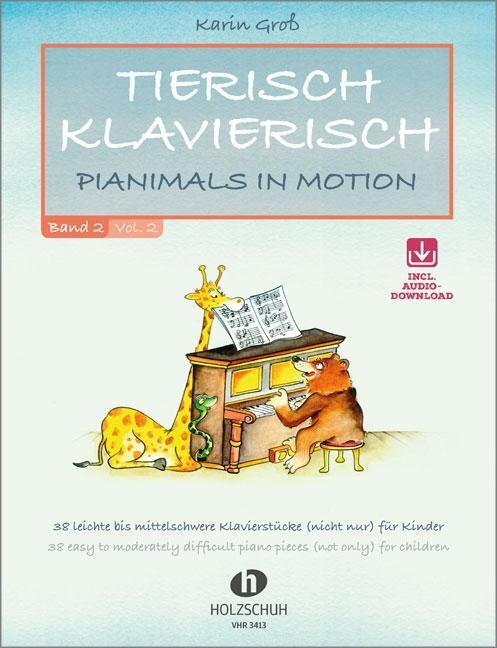 Cover: 9790201304342 | Tierisch klavierisch 2 | D.C. Gross | Broschüre | Buch + CD | Deutsch