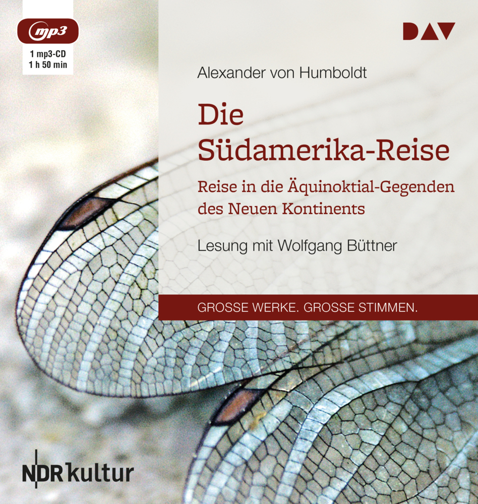 Cover: 9783742400314 | Die Südamerika-Reise, 1 Audio-CD, 1 MP3 | Alexander von Humboldt | CD