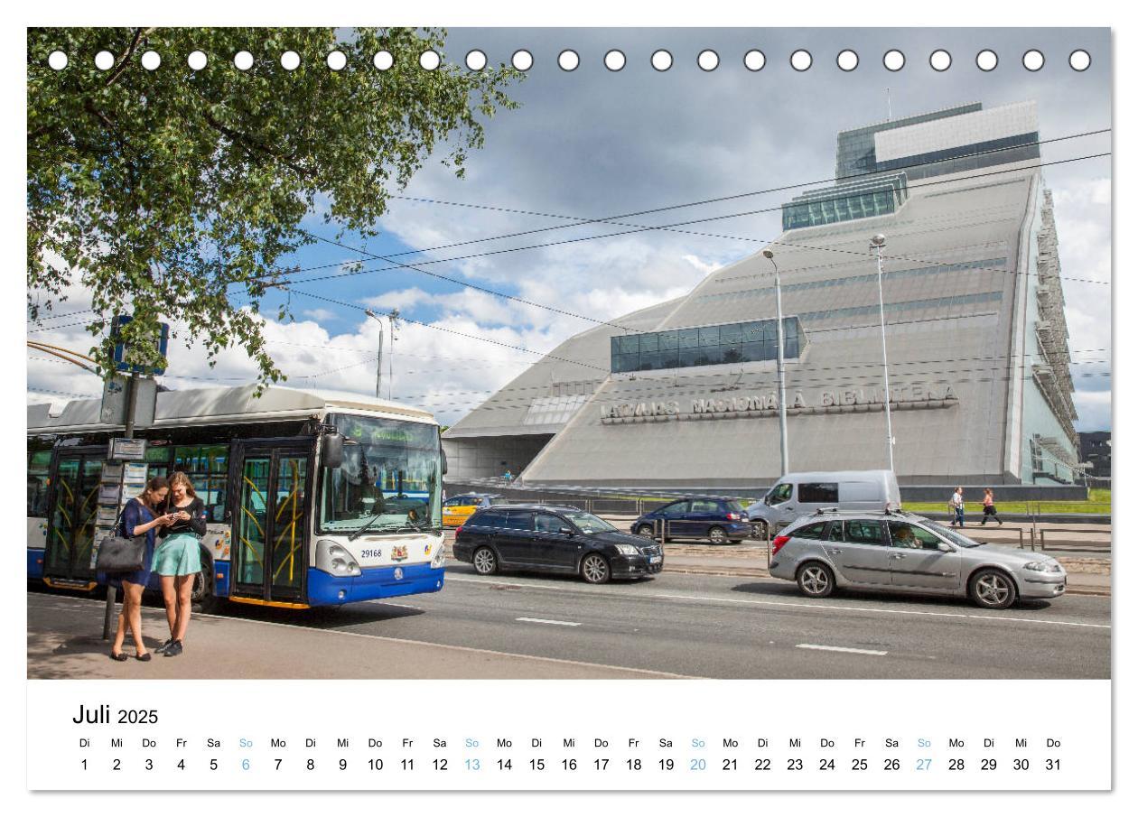 Bild: 9783435377442 | Riga - Metropole des Baltikums (Tischkalender 2025 DIN A5 quer),...