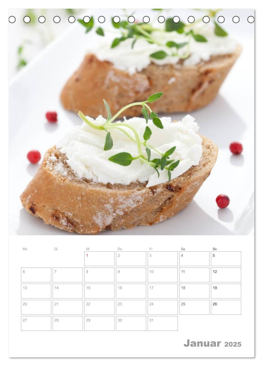 Bild: 9783457069004 | Vegetarisch durch das Jahr / Planer (Tischkalender 2025 DIN A5...