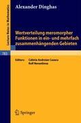 Cover: 9783540097594 | Wertverteilung meromorpher Funktionen in ein- und mehrfach...