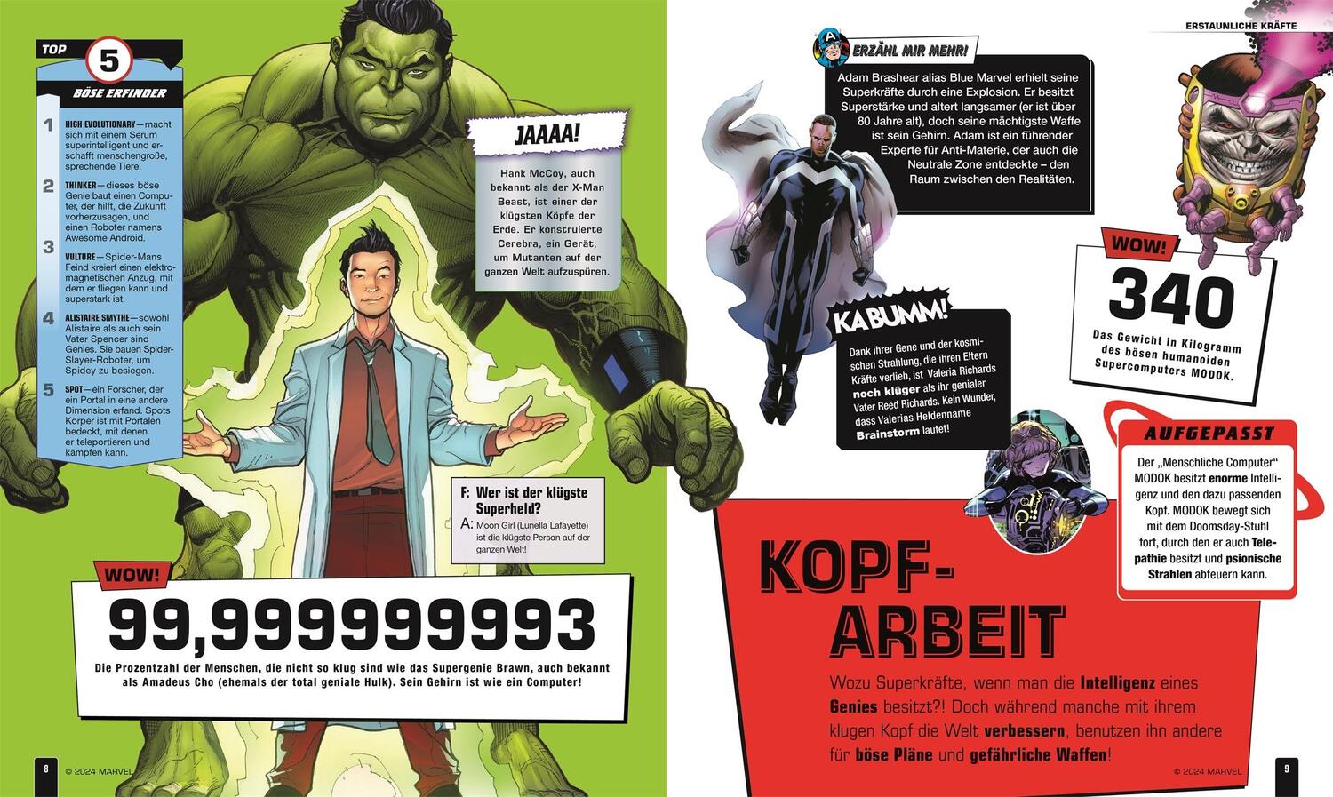 Bild: 9783831049561 | Marvel Unglaubliche Rekorde | Melanie Scott (u. a.) | Buch | 144 S.