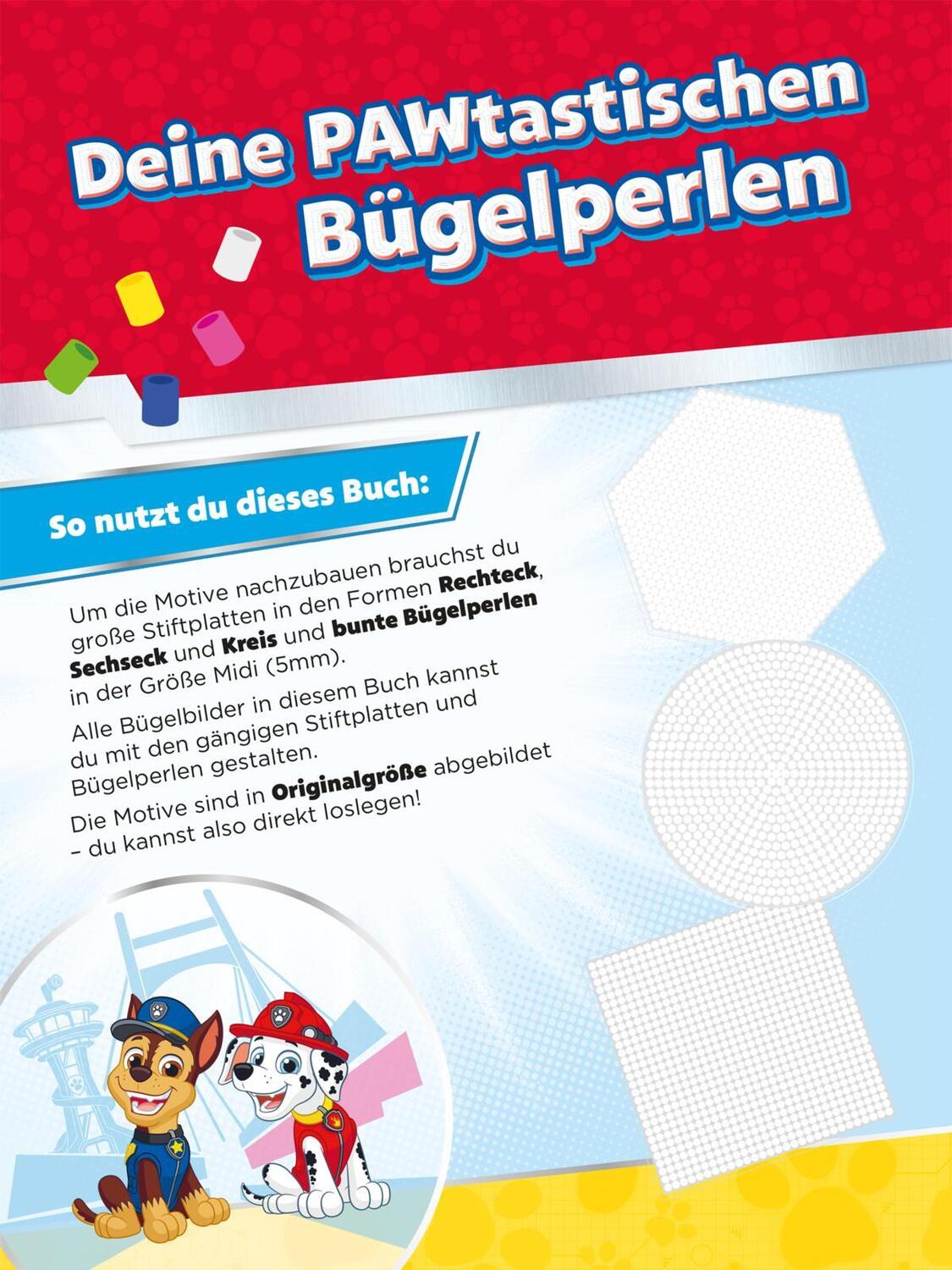 Bild: 9783845126845 | PAW Patrol Mitmachbuch: PAWtastische Bilder mit Bügelperlen | Buch