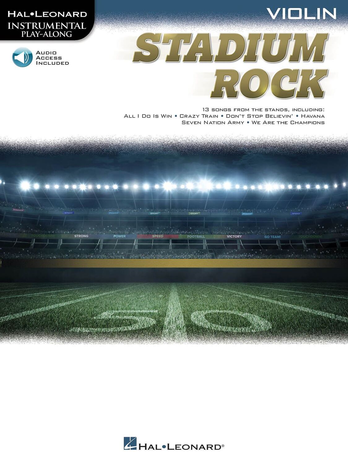 Cover: 888680984137 | Stadium Rock for Violin | Instrumental Play-Along | 2019 | Hal Leonard