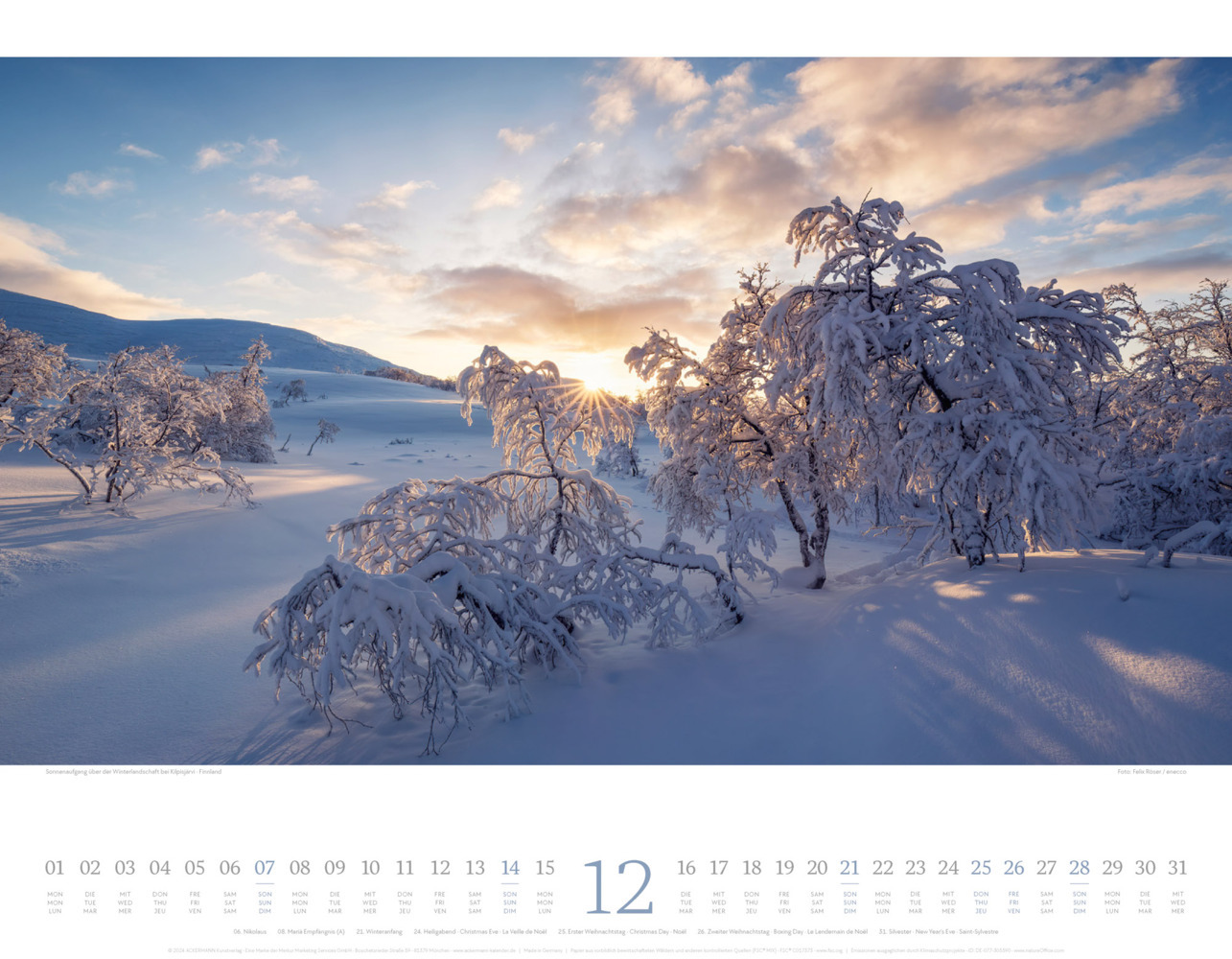 Bild: 9783838425382 | Morgenlicht Kalender 2025 | Ackermann Kunstverlag | Kalender | 14 S.