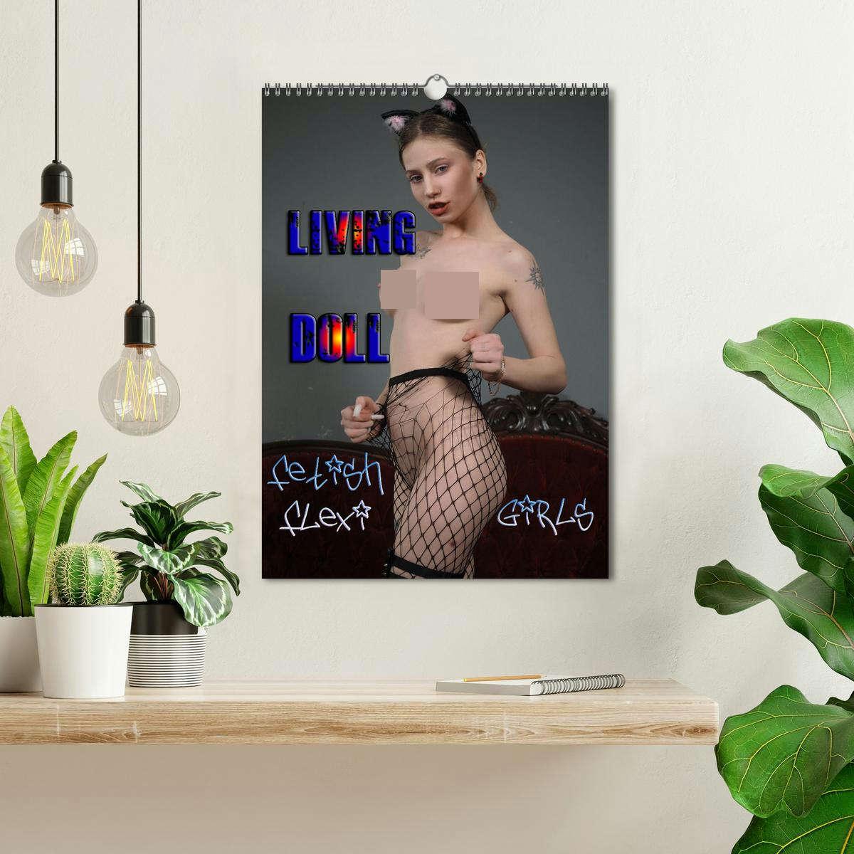 Bild: 9783435902811 | Living Doll - Fetish Flexi Girls (Wandkalender 2025 DIN A3 hoch),...