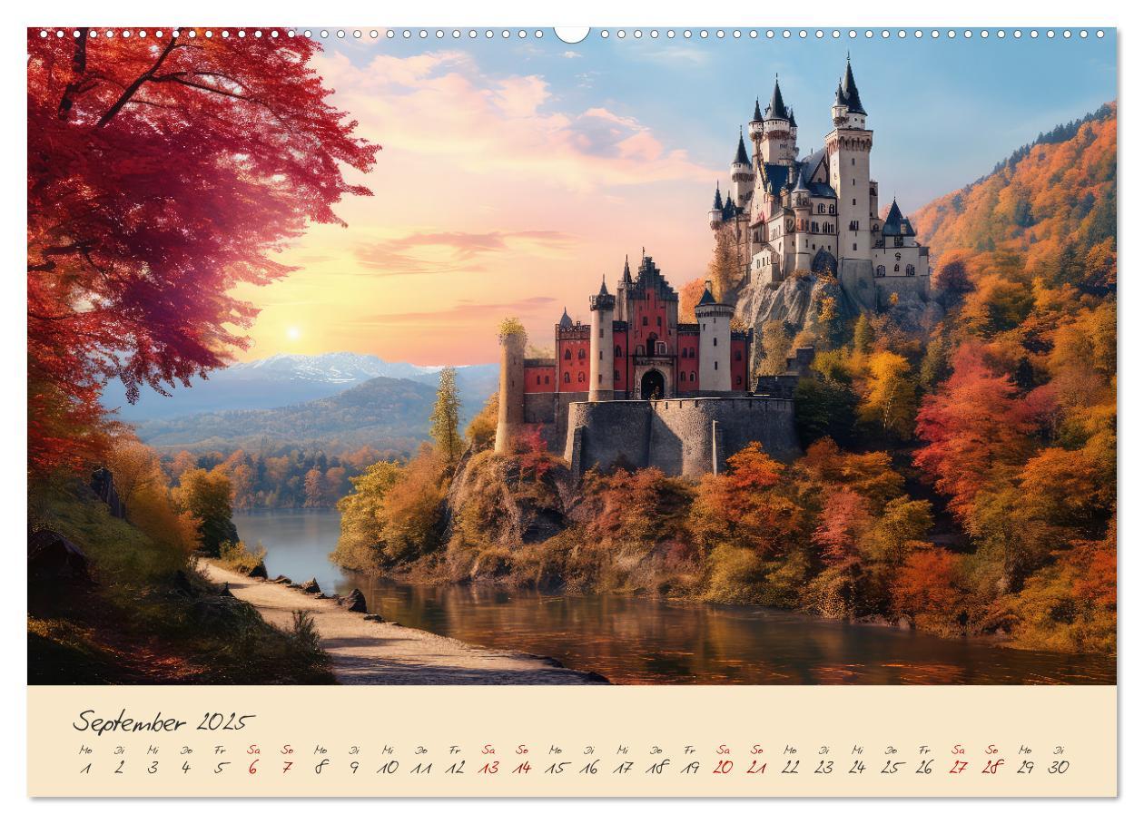 Bild: 9783383892165 | Jahreszeiten im Mittelalter (hochwertiger Premium Wandkalender 2025...