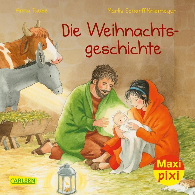 Cover: 9783551032393 | Maxi Pixi 326: Die Weihnachtsgeschichte | Anna Taube | Taschenbuch