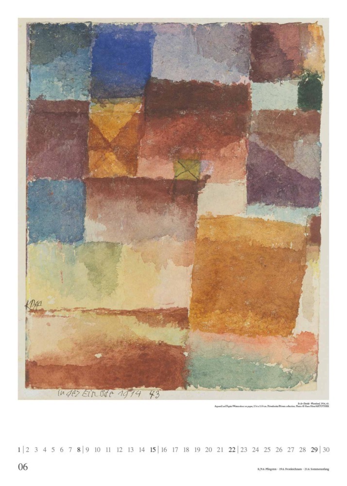 Bild: 4250809653297 | DUMONT - Paul Klee 2025 Kunst-Kalender, 50x70cm, Posterkalender mit...