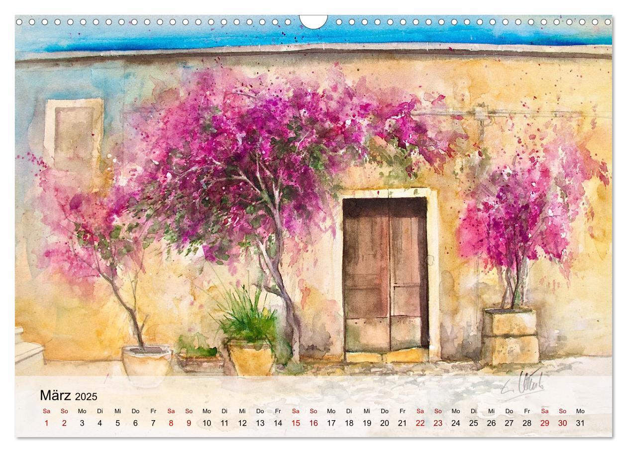 Bild: 9783383839573 | Aquarell auf Reisen - mit Eckard Funck (Wandkalender 2025 DIN A3...