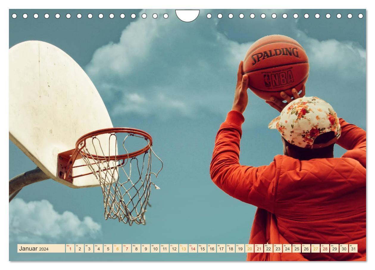 Bild: 9783675753181 | Basketball - so cool (Wandkalender 2024 DIN A4 quer), CALVENDO...