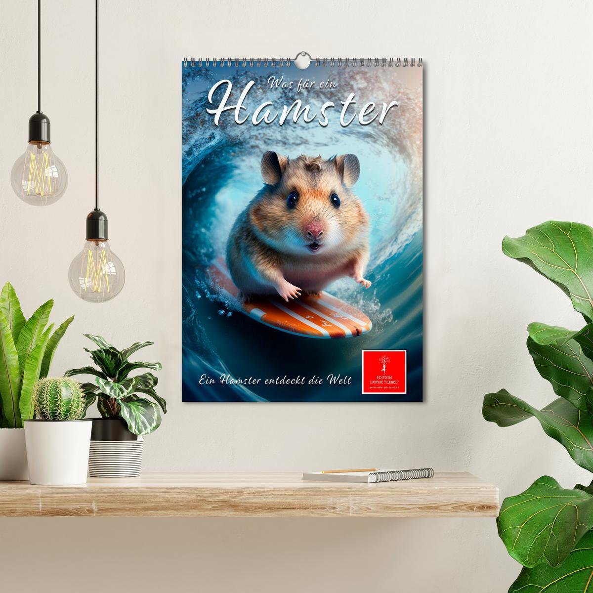 Bild: 9783435885794 | Was für ein Hamster (Wandkalender 2025 DIN A3 hoch), CALVENDO...