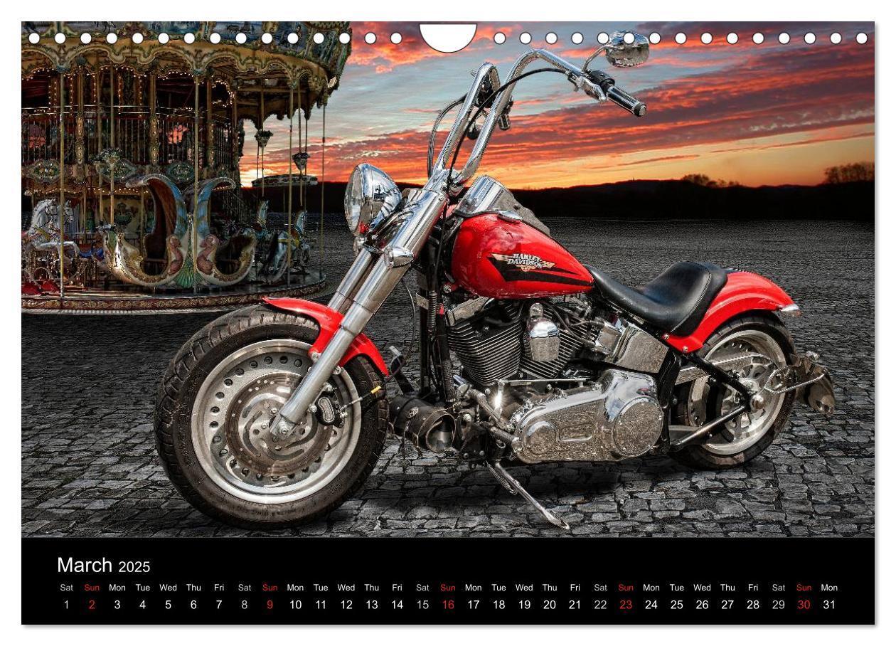 Bild: 9781325961658 | Motorbike Dreams (Wall Calendar 2025 DIN A4 landscape), CALVENDO 12...