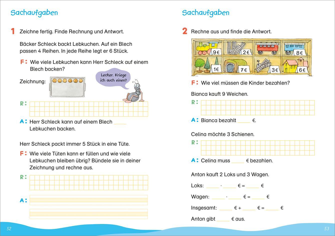 Bild: 9783788624583 | Fit fürs Einmaleins 2. Klasse. Mein Übungsheft | Andrea Tonte | 72 S.