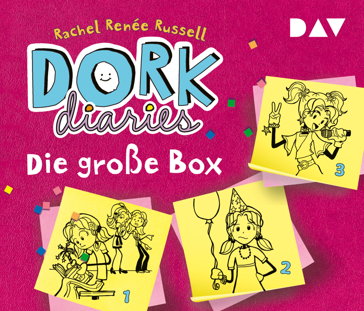 Cover: 9783742423030 | DORK Diaries - Die große Box (Teil 1-3), 6 Audio-CD | Russell | CD