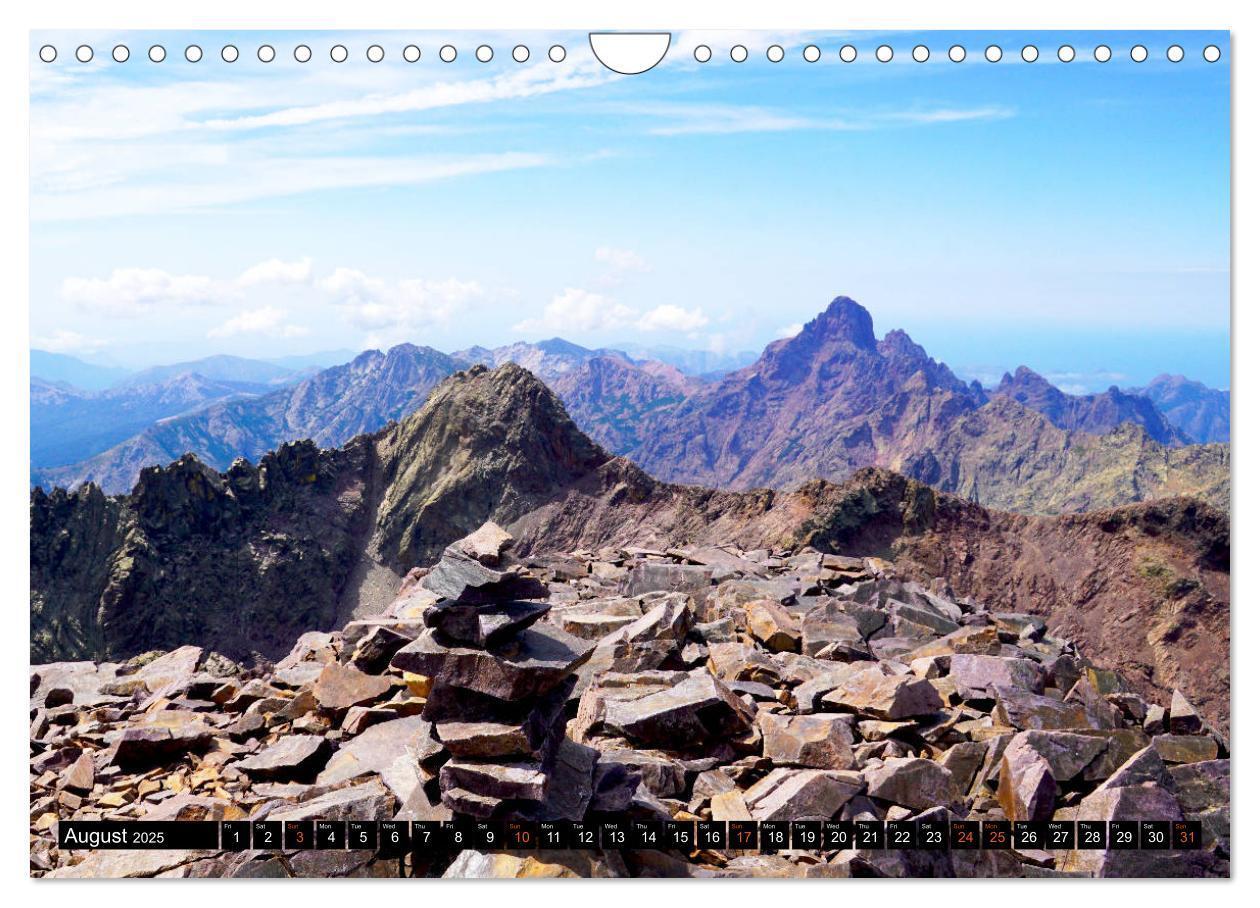 Bild: 9781325946037 | Corsica's wild GR20 (Wall Calendar 2025 DIN A4 landscape), CALVENDO...