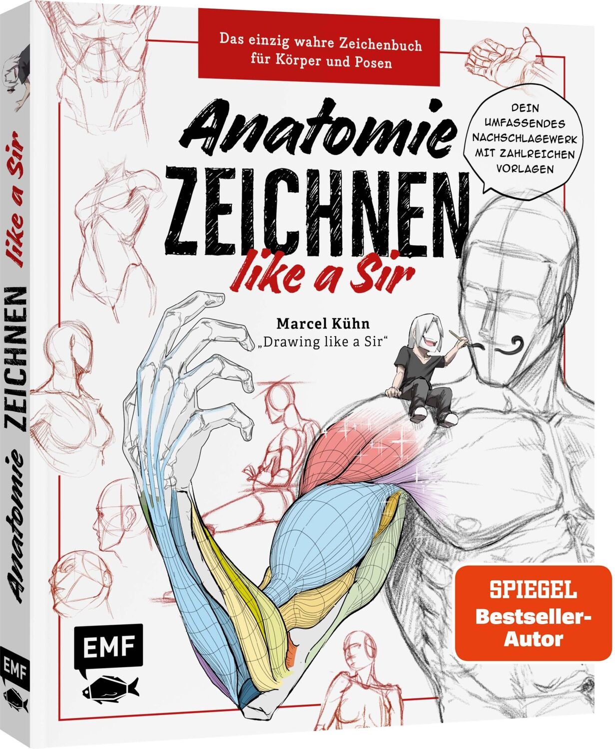 Cover: 9783745924084 | Anatomie zeichnen like a Sir | Marcel Kühn | Taschenbuch | 128 S.