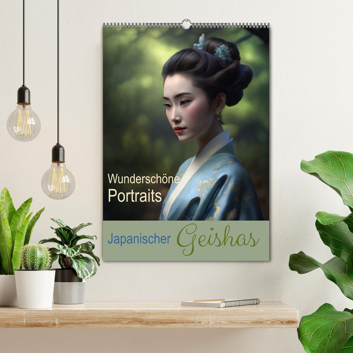 Bild: 9783435880362 | Wunderschöne Portraits Japanischer Geishas (Wandkalender 2025 DIN...