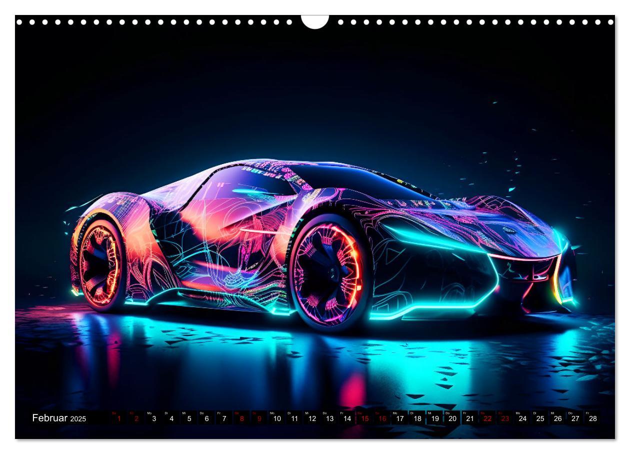 Bild: 9783383908538 | Future Vision Cars-Studio Art (Wandkalender 2025 DIN A3 quer),...