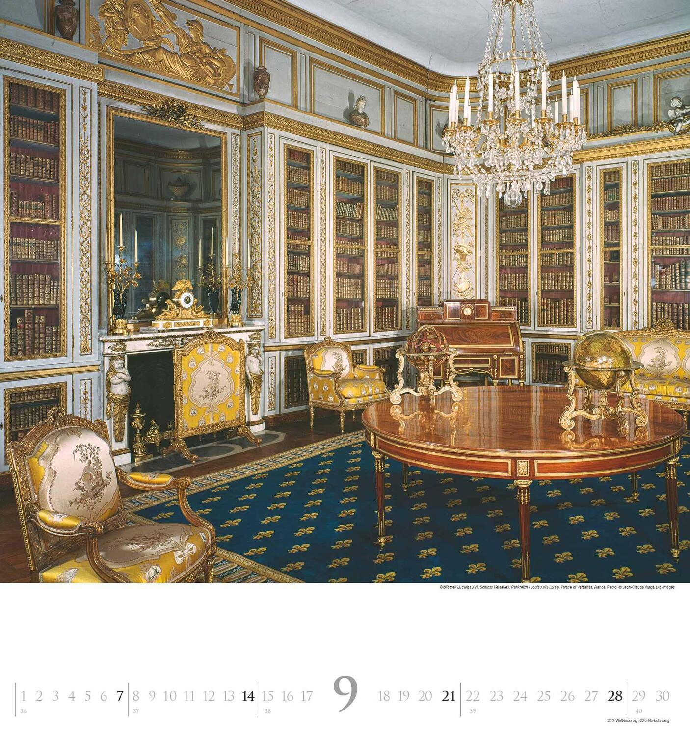 Bild: 4250809654188 | Bibliotheken 2025 - Wand-Kalender - Foto-Kalender - 45x48 - Bücher