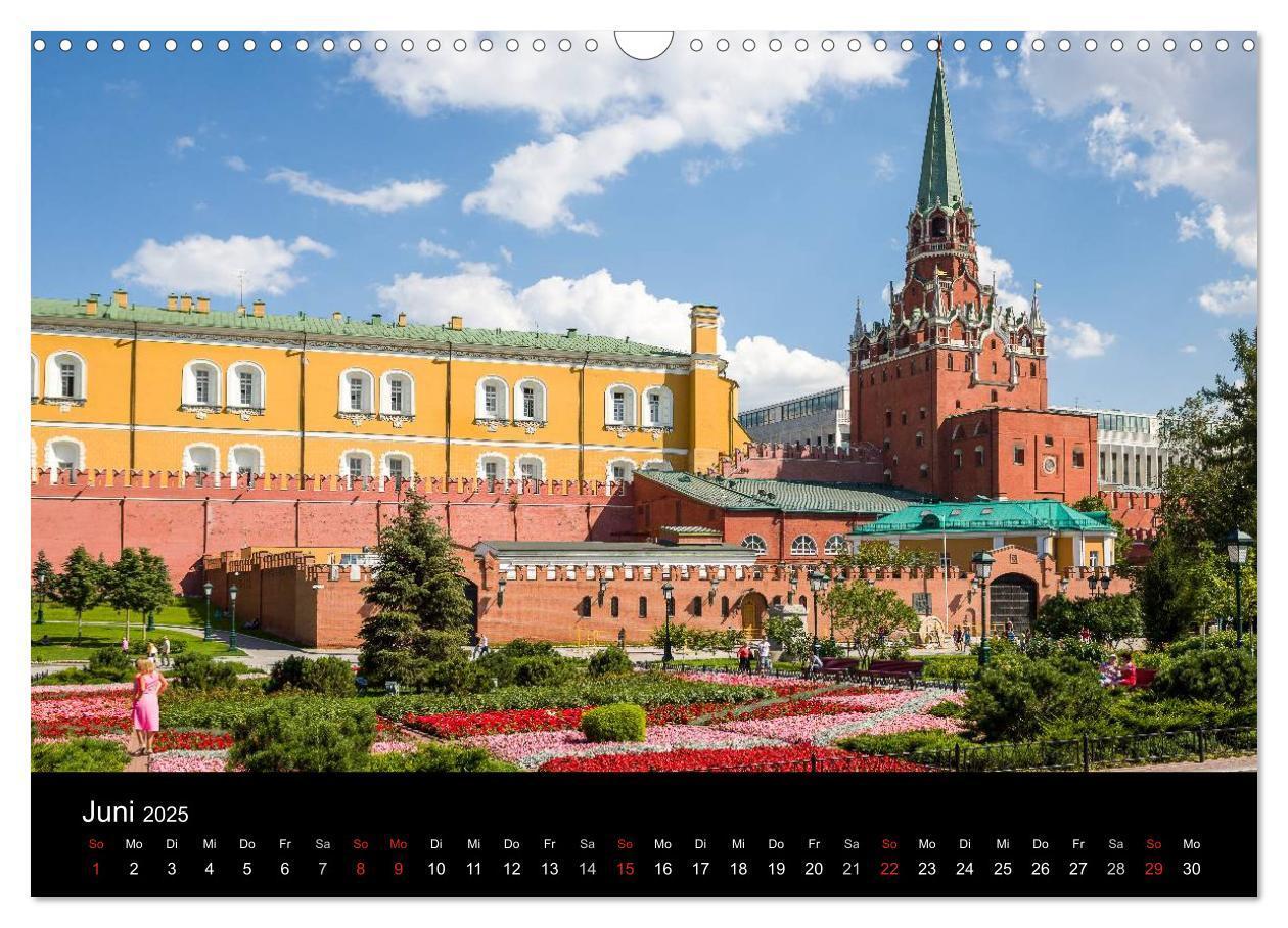 Bild: 9783435644247 | Moskau 2025 (Wandkalender 2025 DIN A3 quer), CALVENDO Monatskalender