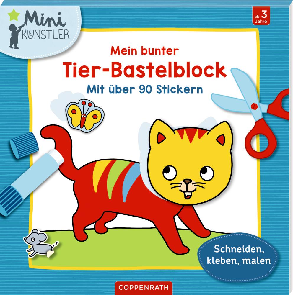 Cover: 9783649641933 | Mein bunter Tier-Bastelblock | Kristin Labuch | Taschenbuch | 48 S.