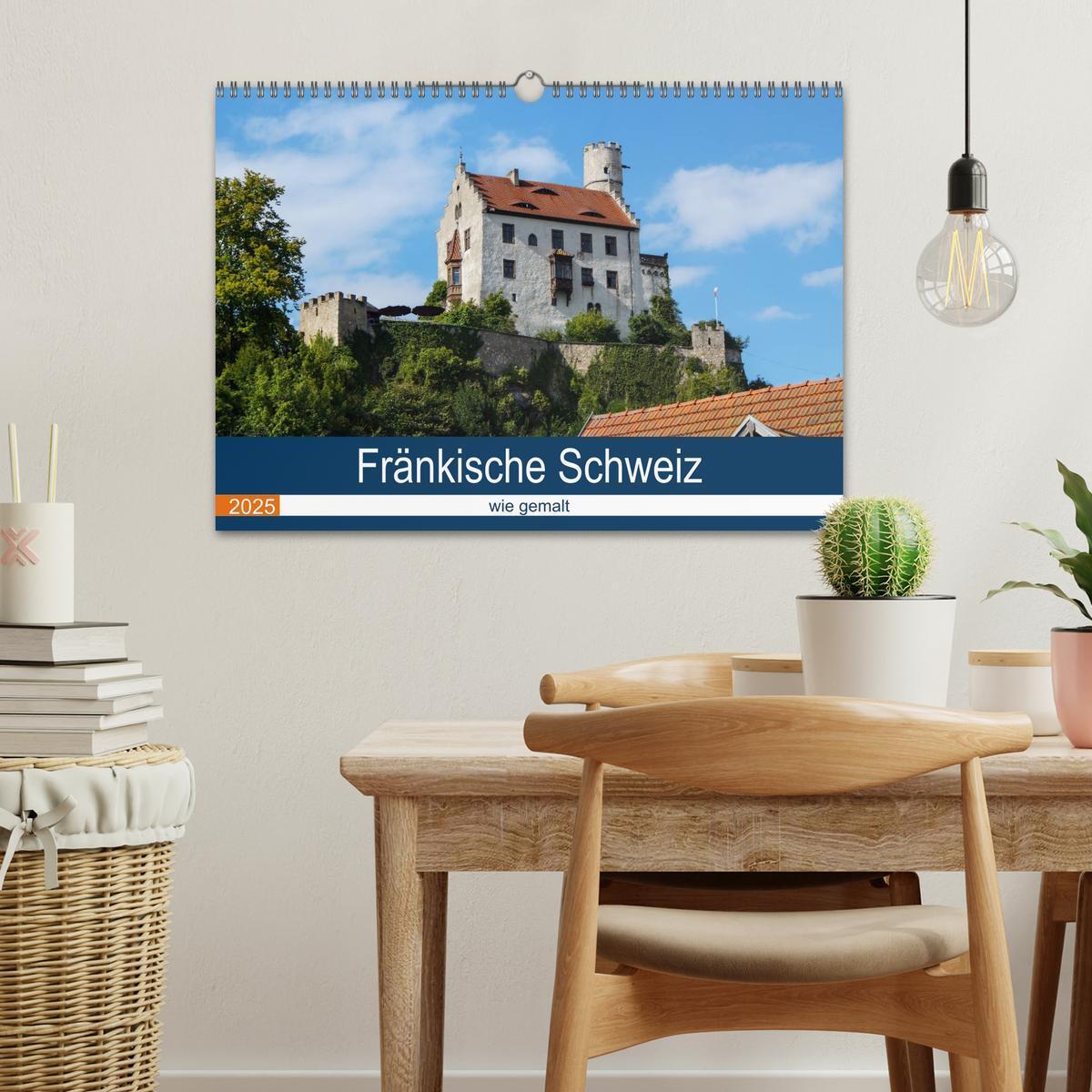 Bild: 9783435608959 | Fränkische Schweiz wie gemalt (Wandkalender 2025 DIN A3 quer),...