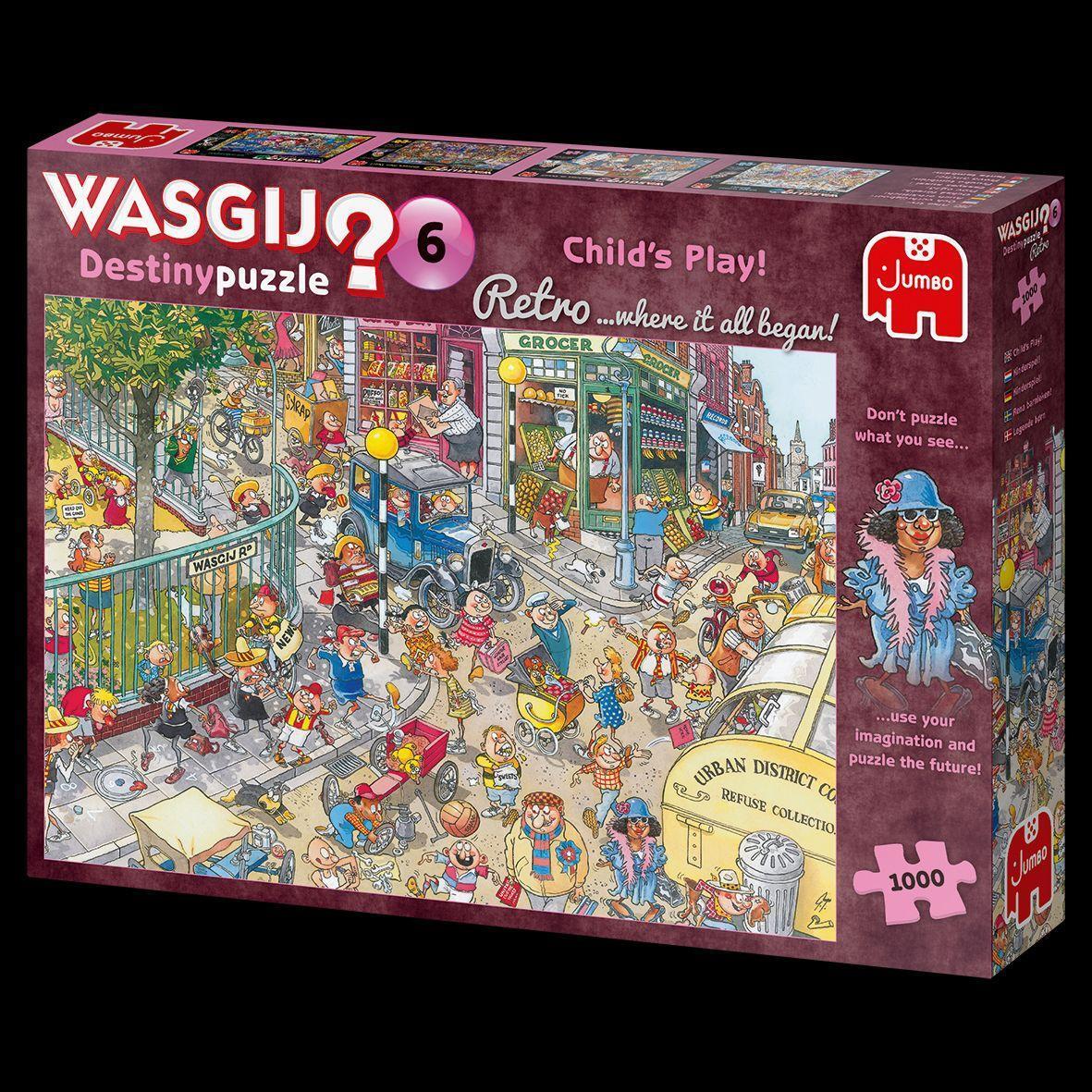 Bild: 8710126250150 | Wasgij Retro Destiny 6 - Kinderspiel! - 1000 Teile | Spiel | Deutsch