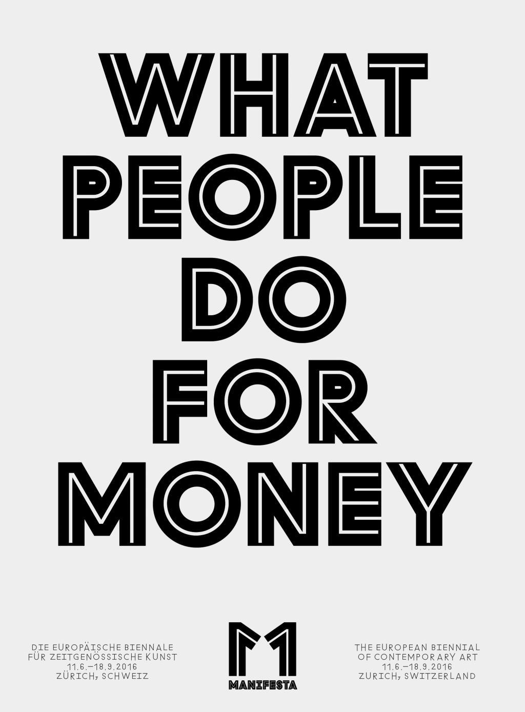 Cover: 9783037784884 | Manifesta 11: What People Do for Money | Jonas Leppin | Taschenbuch