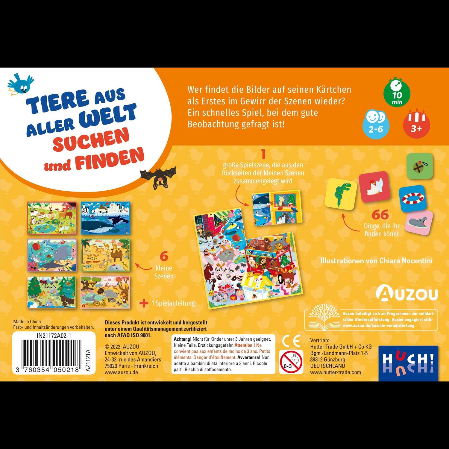 Bild: 3760354050218 | Auzou Tiere aus aller Welt suchen und finden | Auzou | Spiel | Deutsch