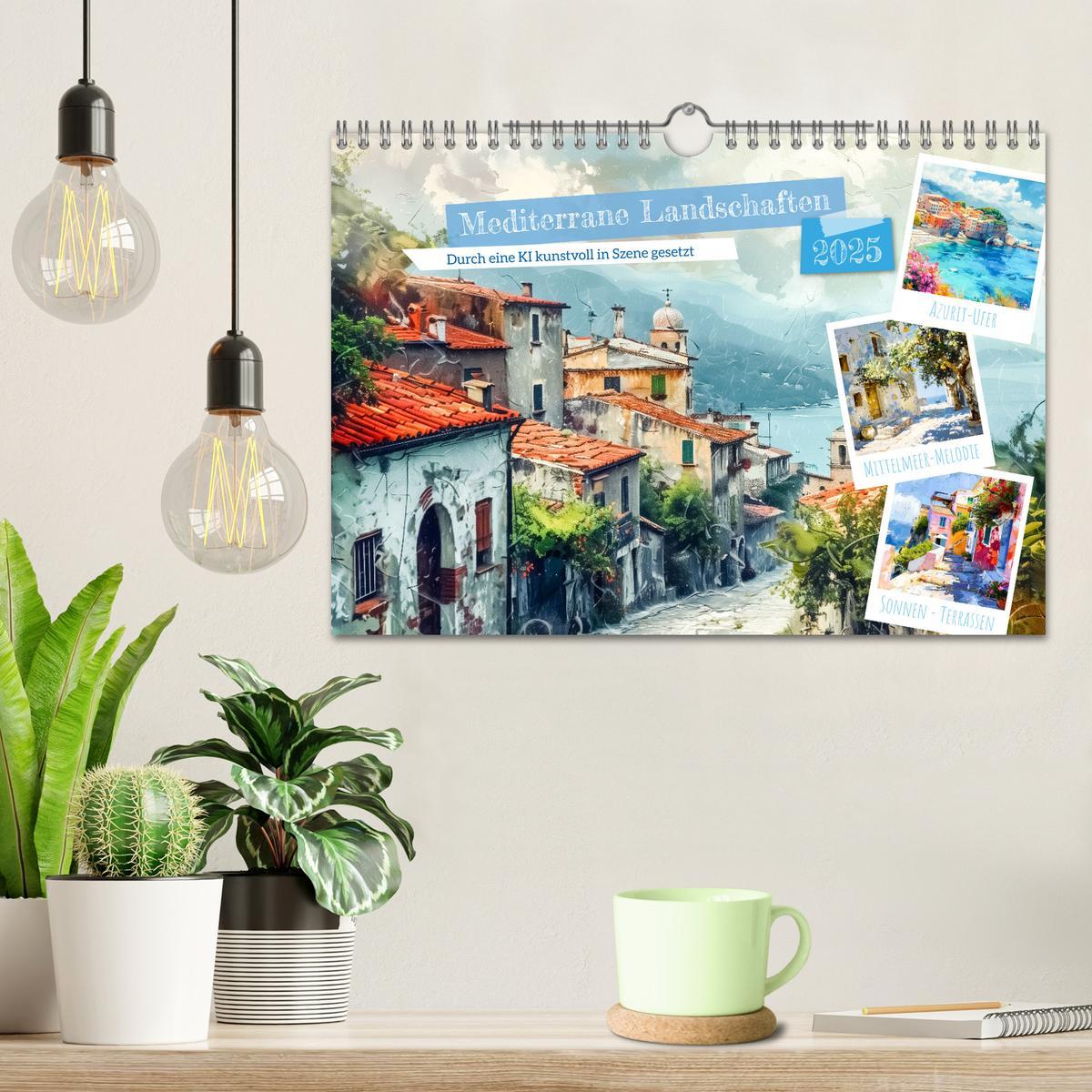 Bild: 9783383809620 | Mediterrane Landschaften (Wandkalender 2025 DIN A4 quer), CALVENDO...