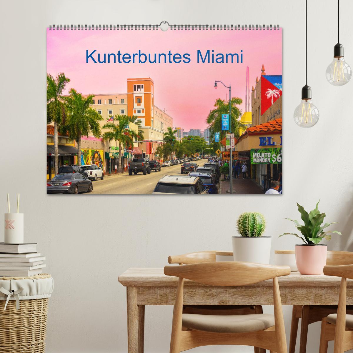 Bild: 9783383785443 | Kunterbuntes Miami (Wandkalender 2025 DIN A2 quer), CALVENDO...