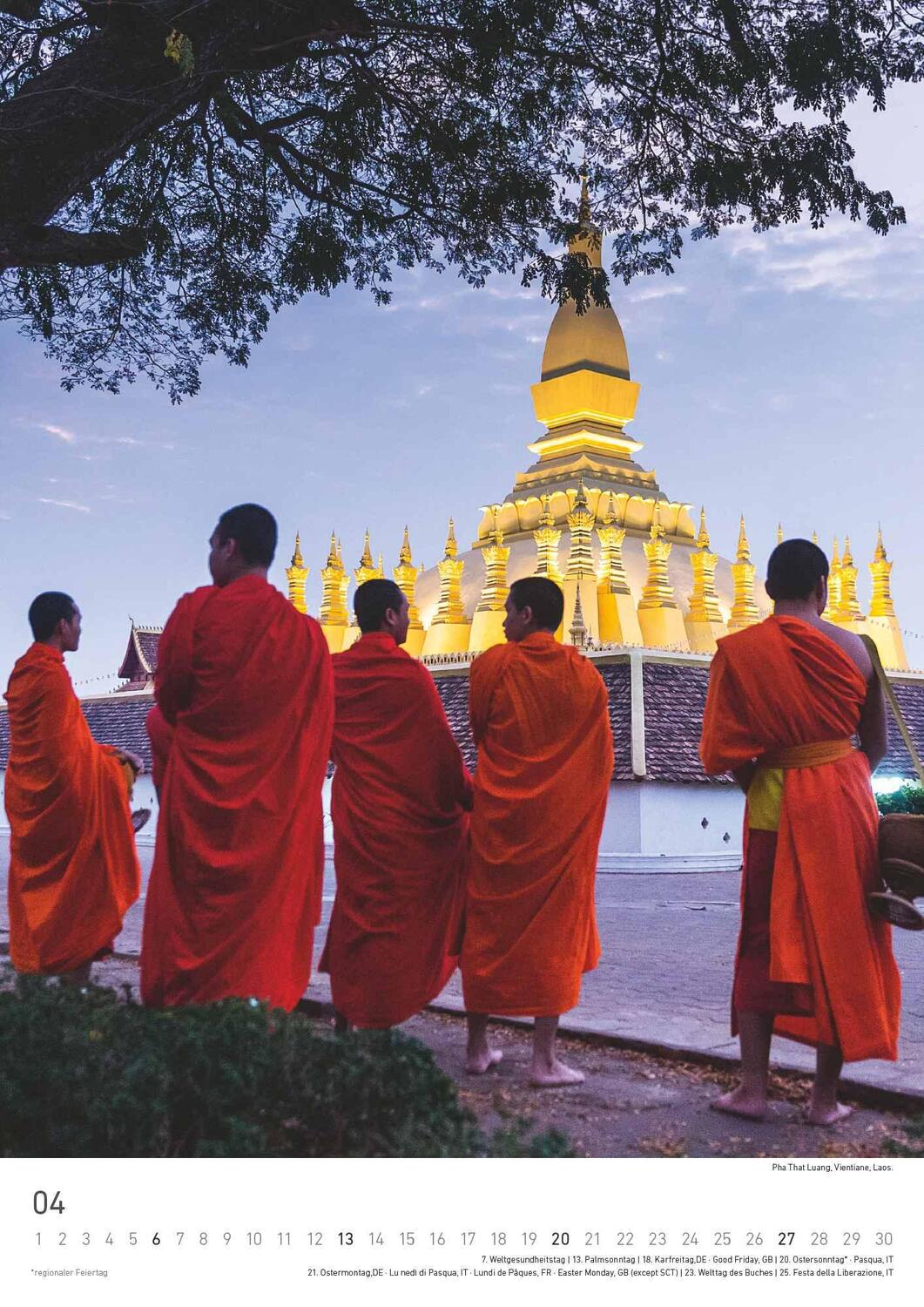 Bild: 4002725995360 | teNeues - Heilige Stätten des Buddhismus 2025 Wandkalender,...