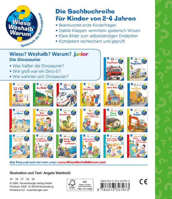 Bild: 9783473327973 | Wieso? Weshalb? Warum? junior, Band 25: Die Dinosaurier | Weinhold