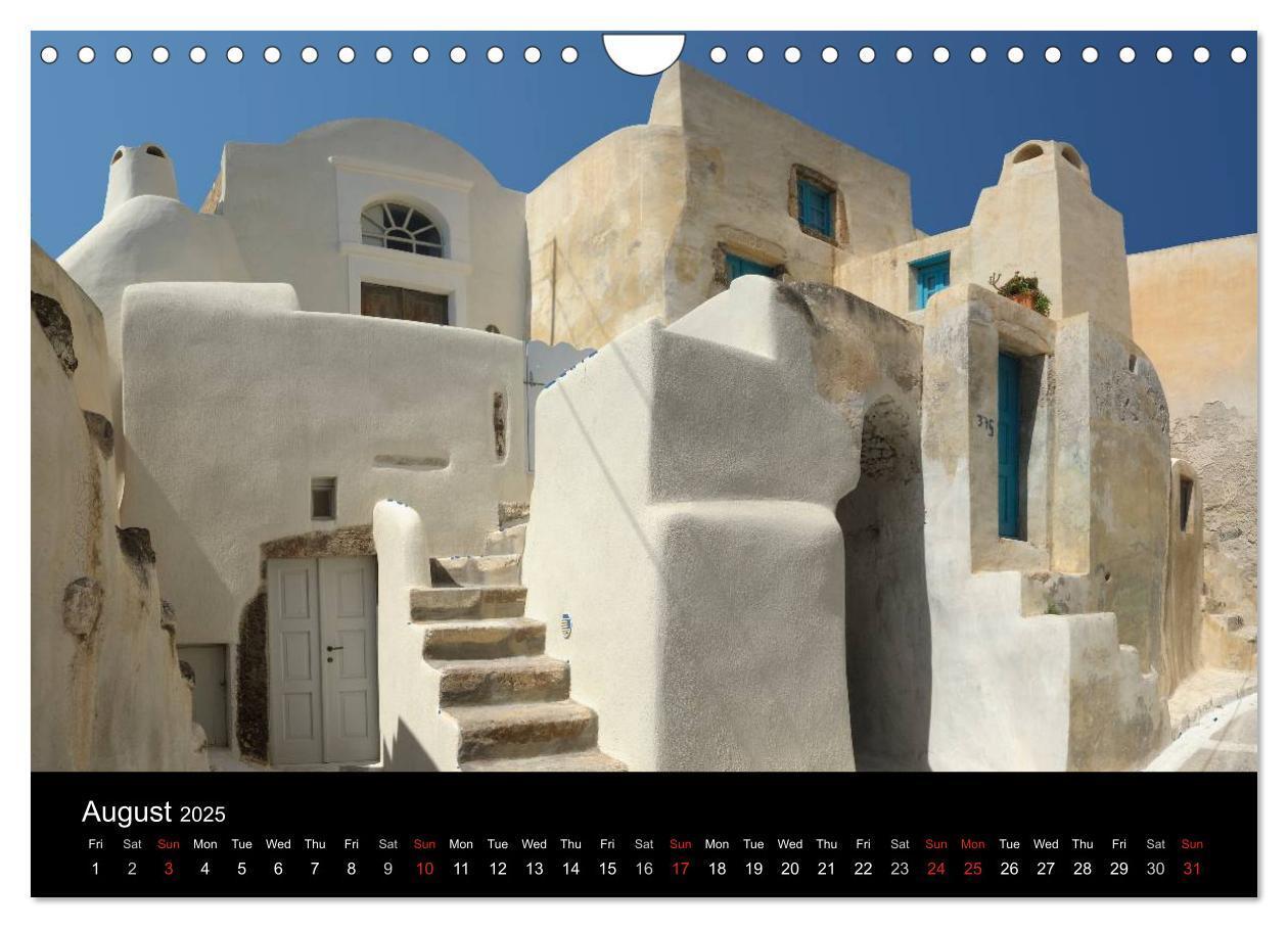 Bild: 9781325993161 | Santorini - Island in the Agean Sea (Wall Calendar 2025 DIN A4...