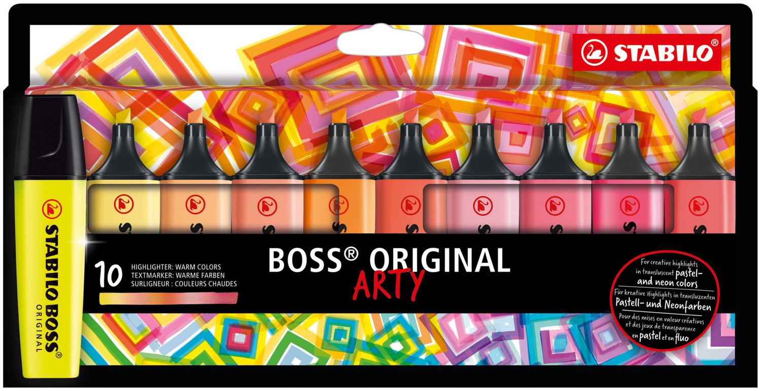 Cover: 4006381577786 | STABILO BOSS ORIGINAL 10er Etui warme Farben ARTY | Stück | In Karton