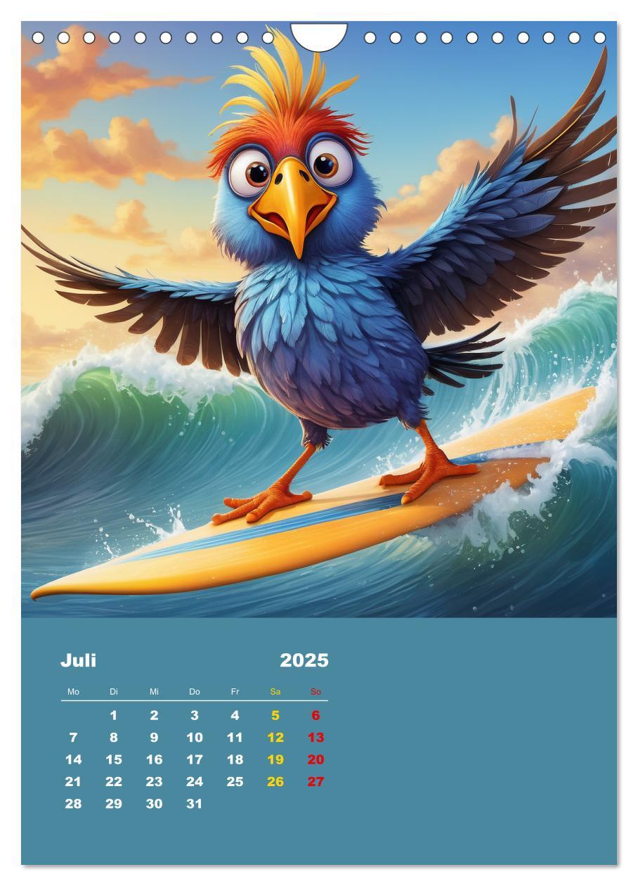 Bild: 9783457150160 | Diese schrägen Vögel (Wandkalender 2025 DIN A4 hoch), CALVENDO...