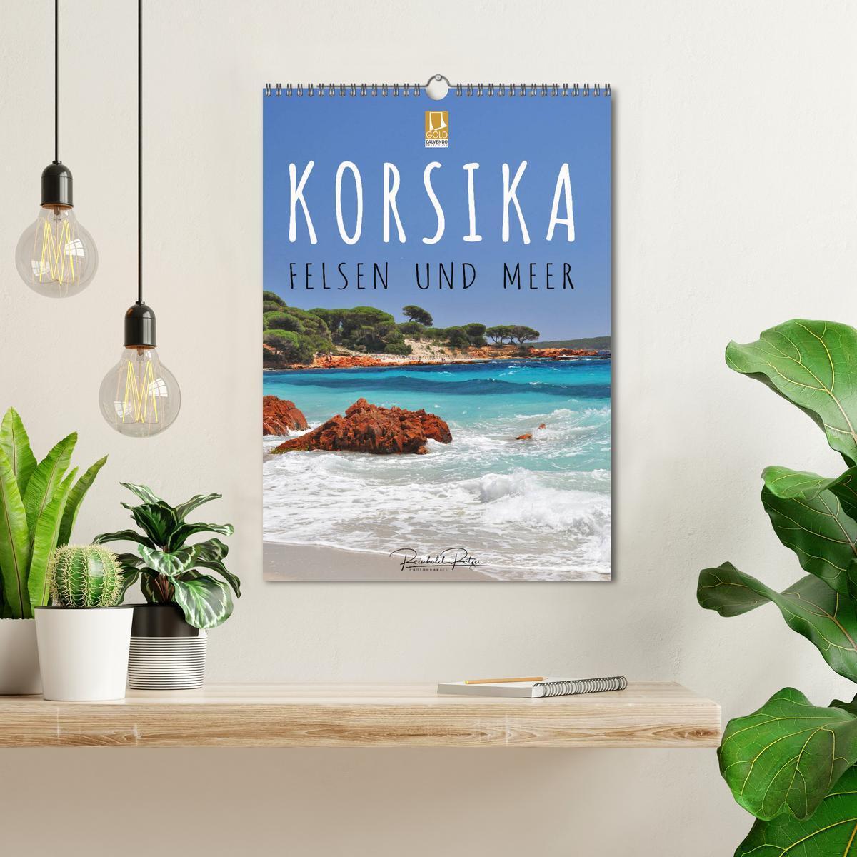 Bild: 9783435963263 | Korsika - Felsen und Meer (Wandkalender 2025 DIN A3 hoch), CALVENDO...