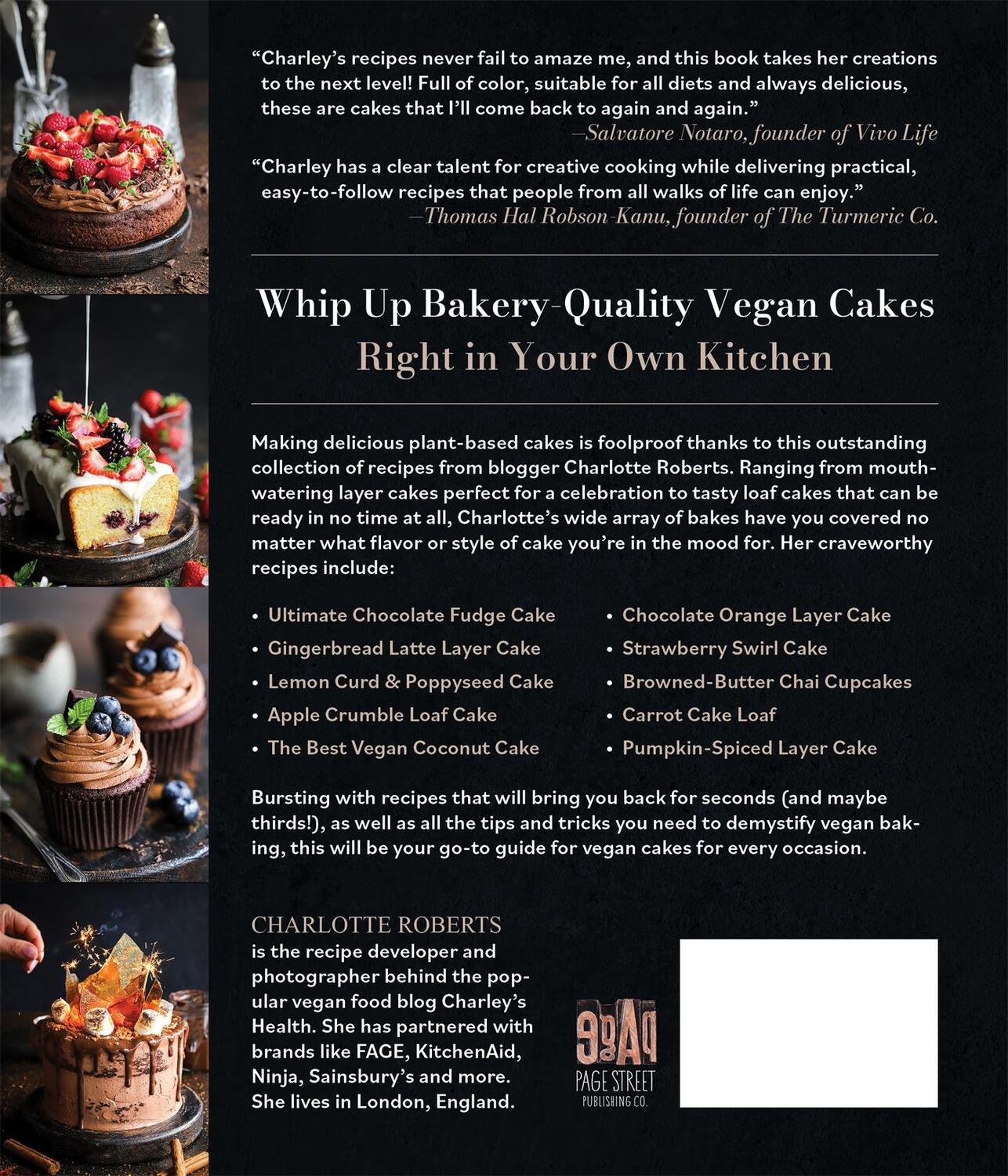 Rückseite: 9781645679752 | Decadent Vegan Cakes | Charlotte Roberts | Taschenbuch | Englisch