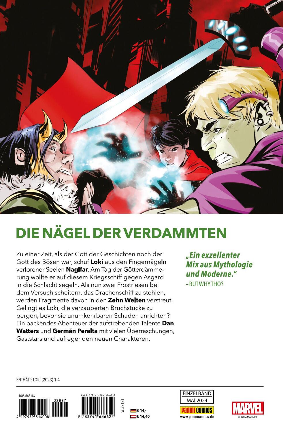 Rückseite: 9783741636622 | Loki: Der Lügner | Dan Watters (u. a.) | Taschenbuch | 108 S. | 2024