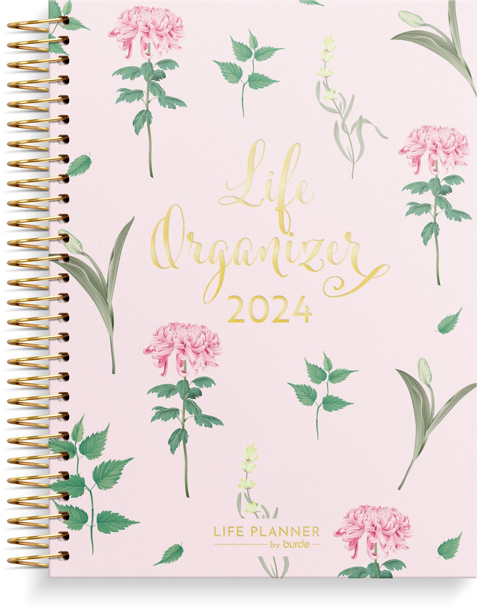 Cover: 7340188002834 | Burde Life Organizer Rosa Kalender 2024 | Terminplaner für 2024 | Buch