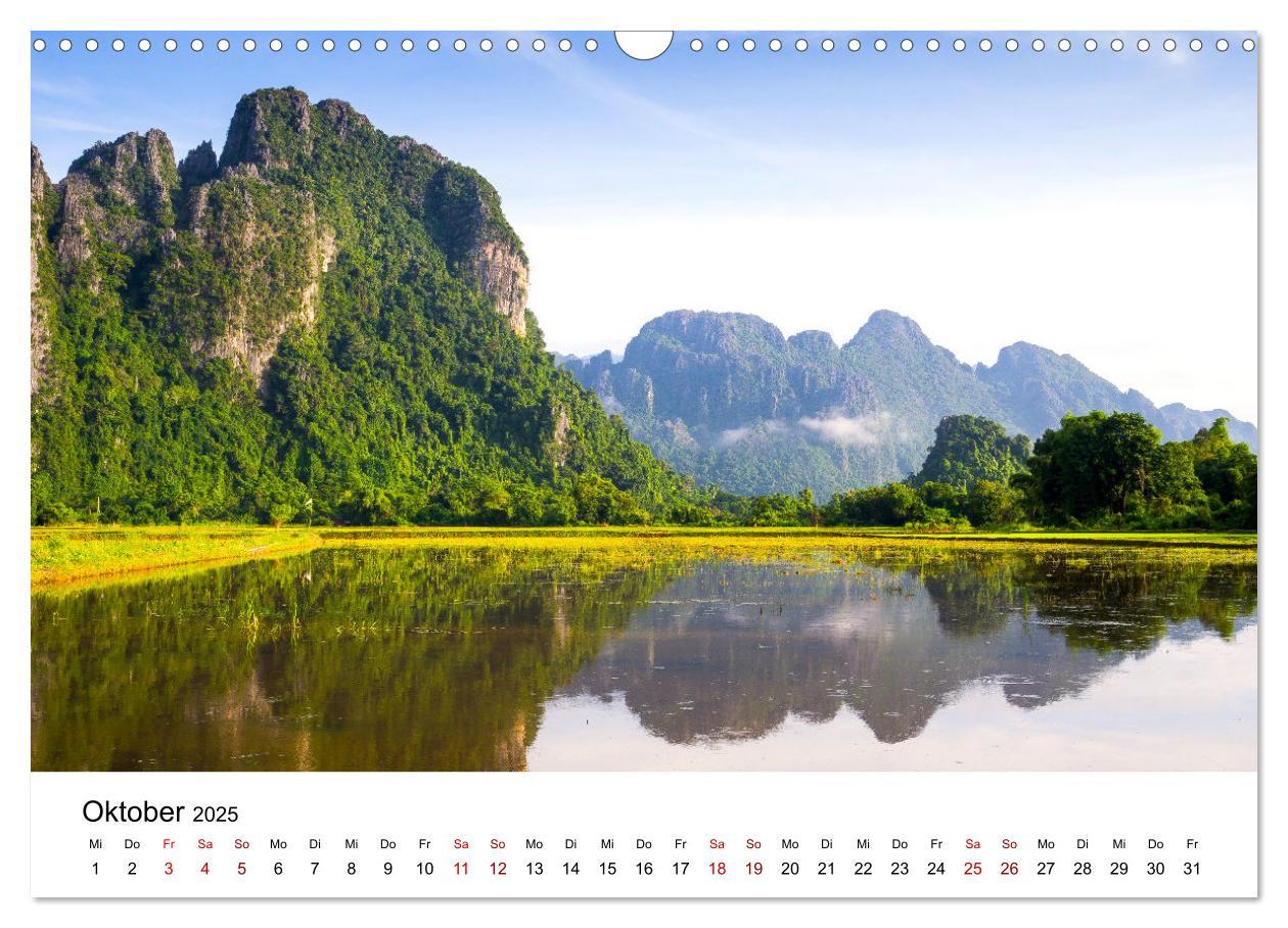 Bild: 9783435000494 | Laos - Abseits der Touristenströme. (Wandkalender 2025 DIN A3...