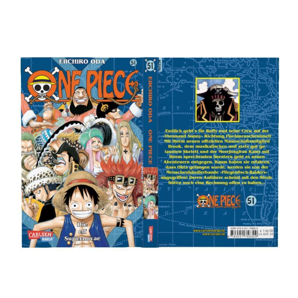 Bild: 9783551758309 | One Piece 51. Die elf Supernovae | Eiichiro Oda | Taschenbuch | 224 S.