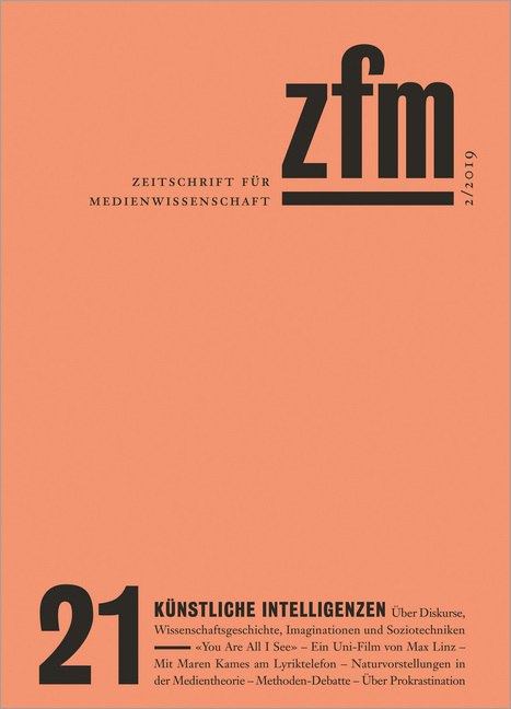 Cover: 9783837644685 | Zeitschrift für Medienwissenschaft 21 | Medienwissenschaft | Buch