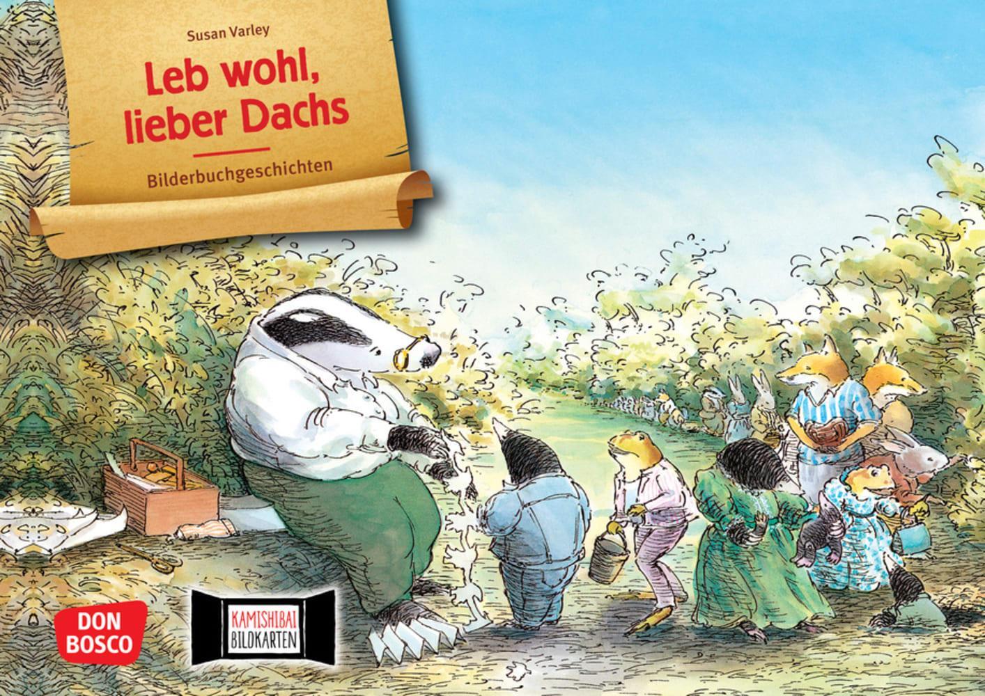 Cover: 4260179514609 | Leb wohl, lieber Dachs. Kamishibai Bildkartenset | Susan Varley | Box