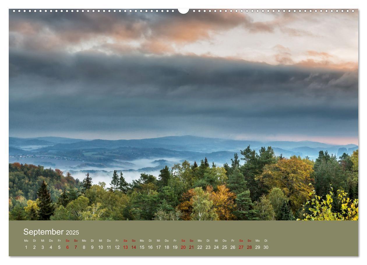 Bild: 9783383939969 | Auf den Bergen der Sächsischen Schweiz (Wandkalender 2025 DIN A2...