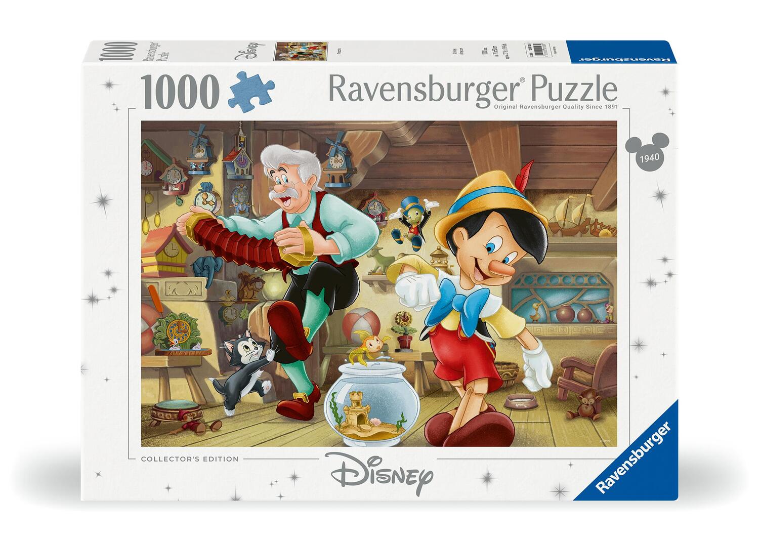 Cover: 4005555001089 | Ravensburger Puzzle 12000108 - Pinocchio - 1000 Teile Disney Puzzle...