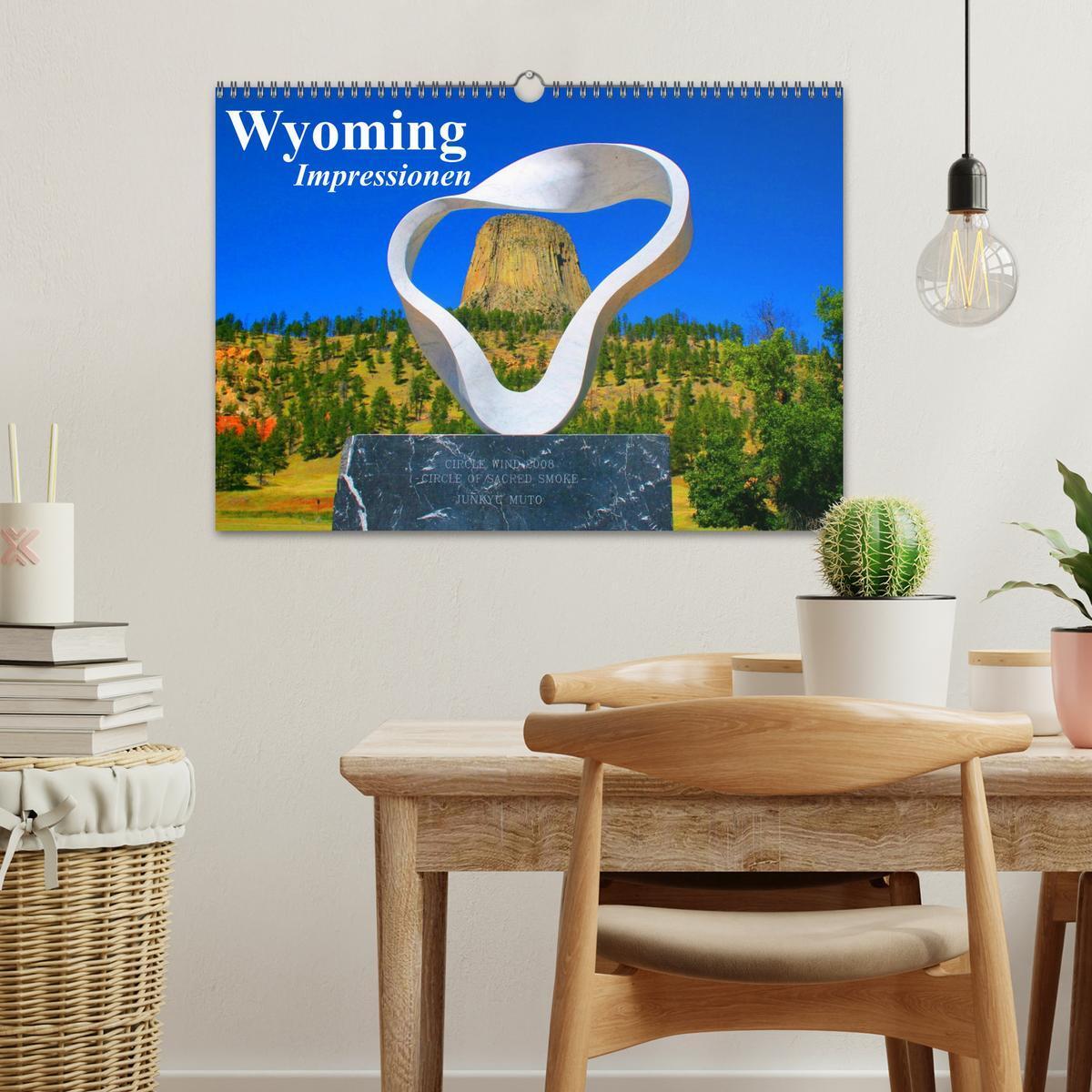 Bild: 9783435735914 | Wyoming ¿ Impressionen (Wandkalender 2025 DIN A3 quer), CALVENDO...