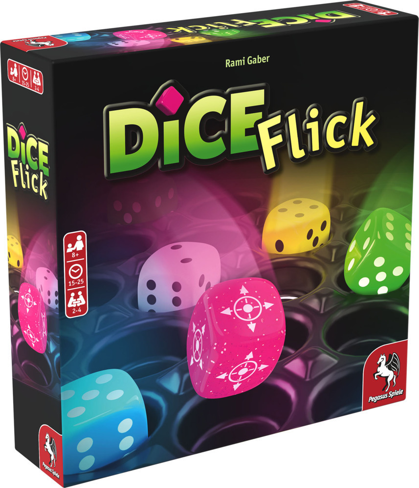 Cover: 4250231726347 | Dice Flick (deutsch/englisch) | Spiel | Deutsch | 2021 | Pegasus